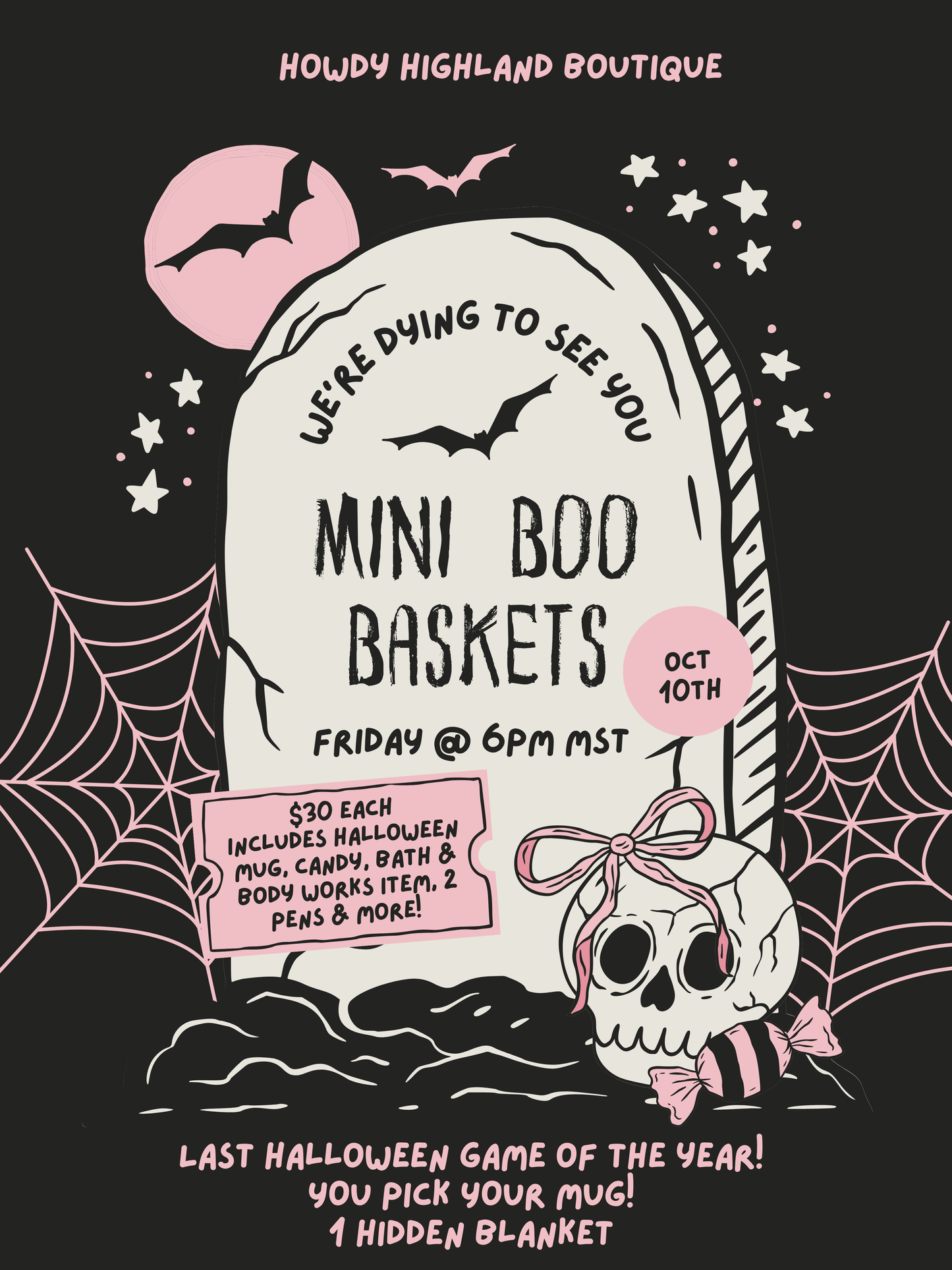 MINI BOO BASKETS