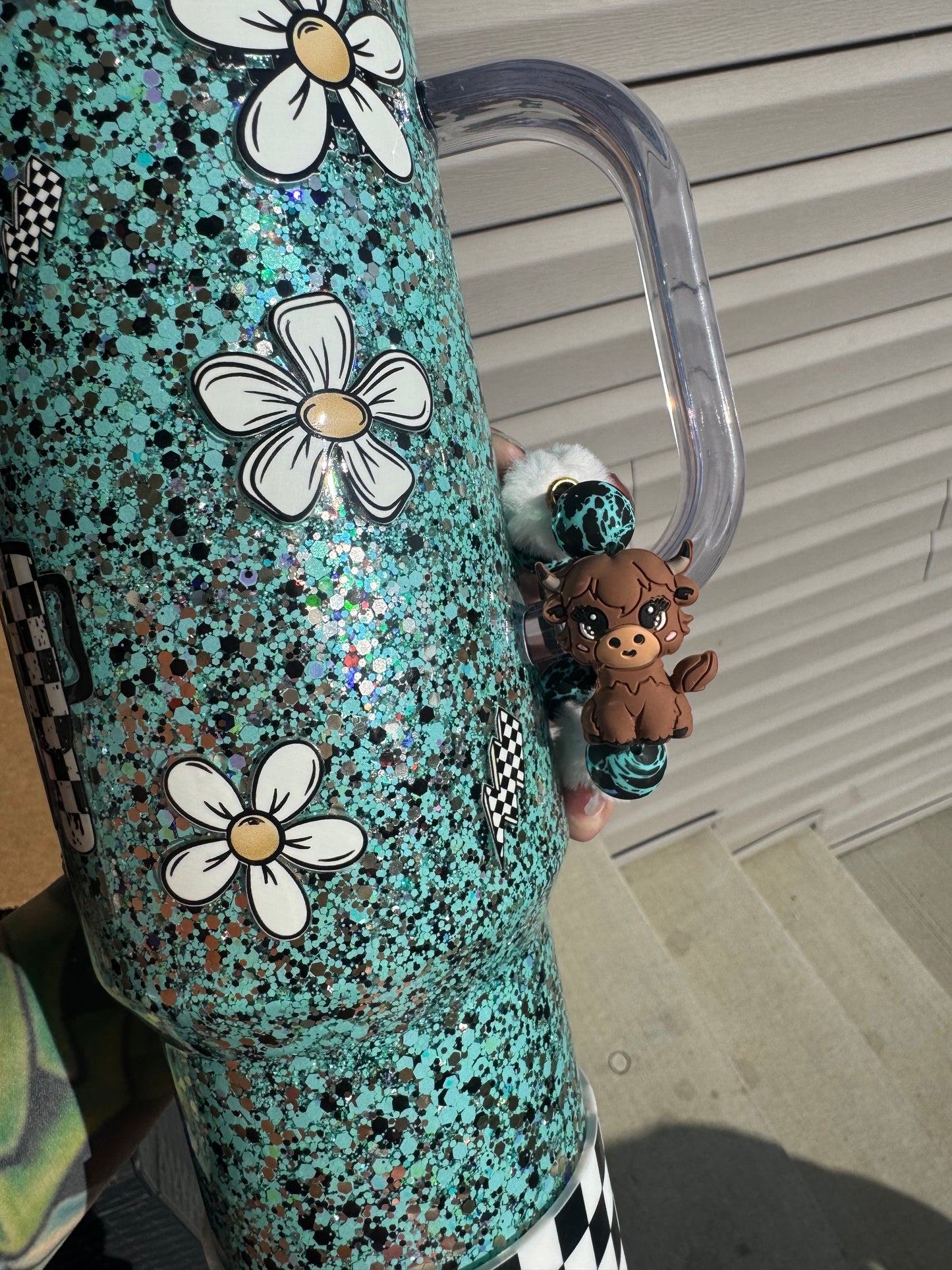 Custom Beaded Cup Charm
