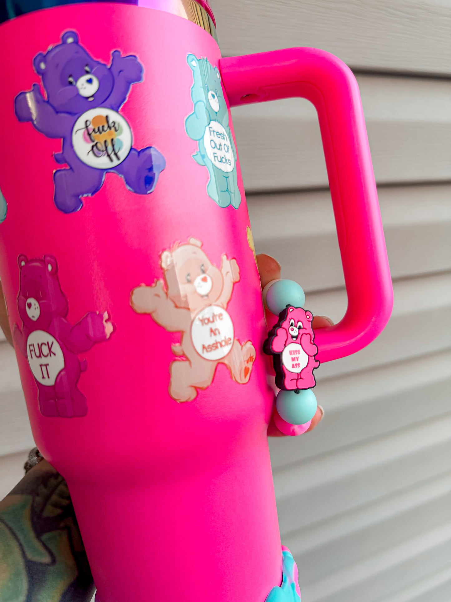 Custom Beaded Cup Charm