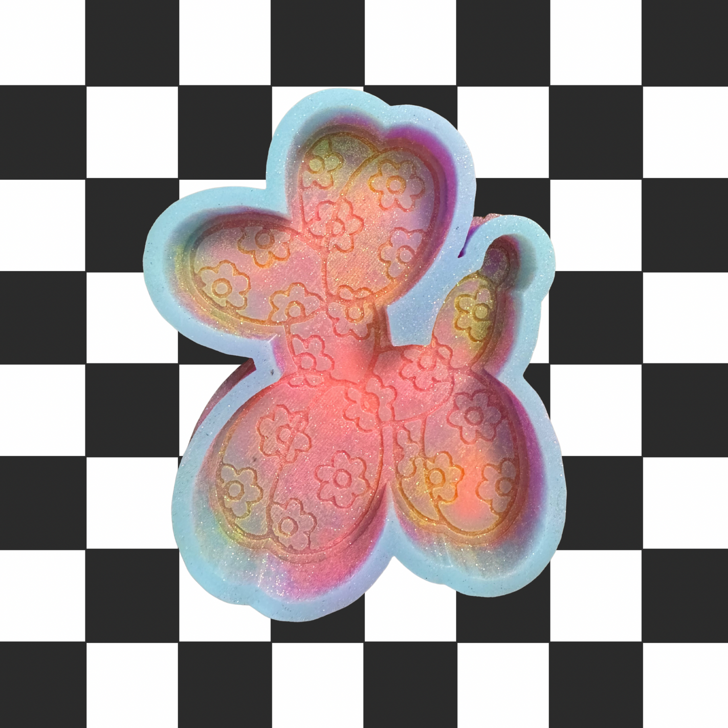 Floral Balloon Dog Freshie