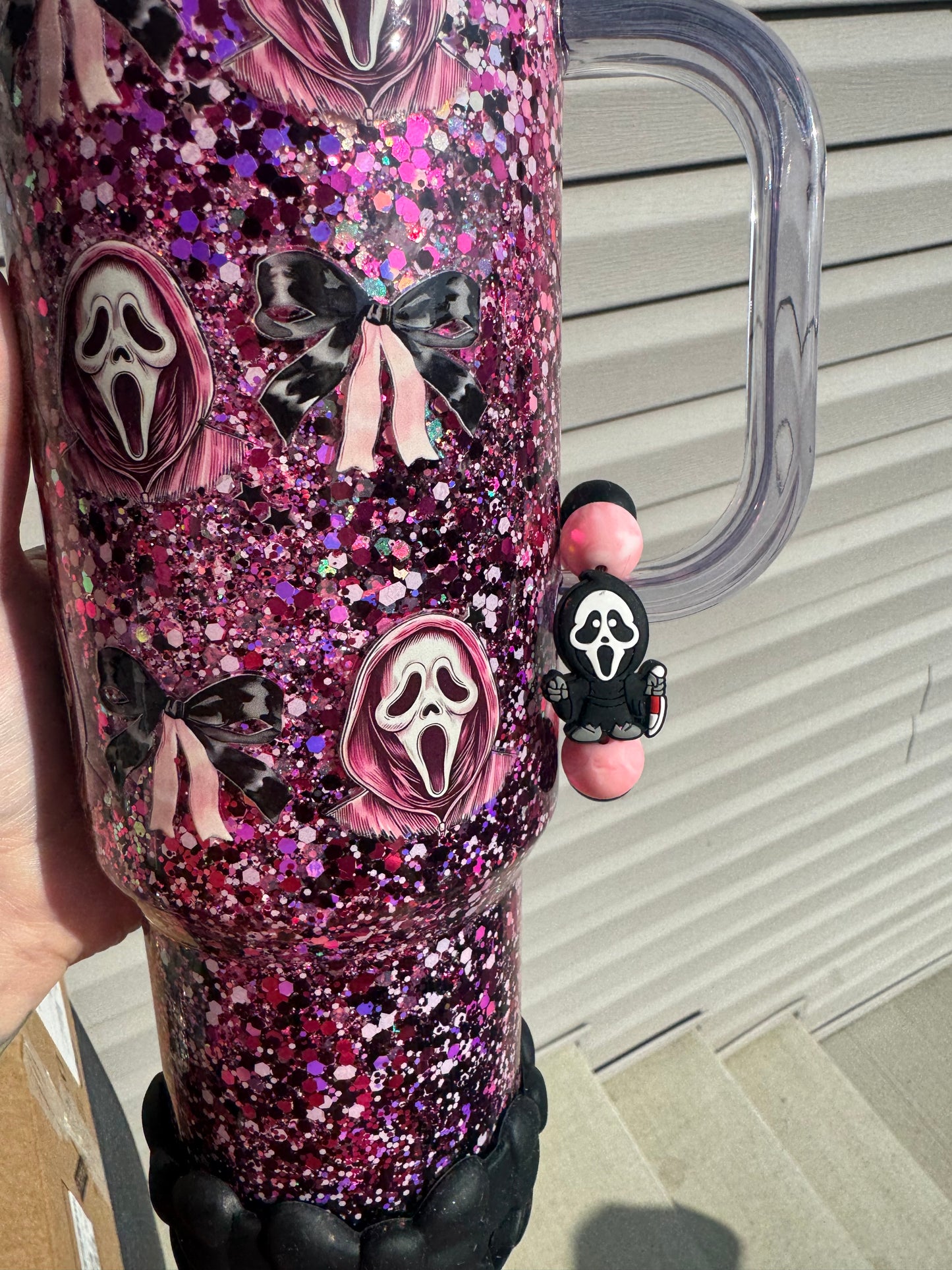 Custom Beaded Cup Charm