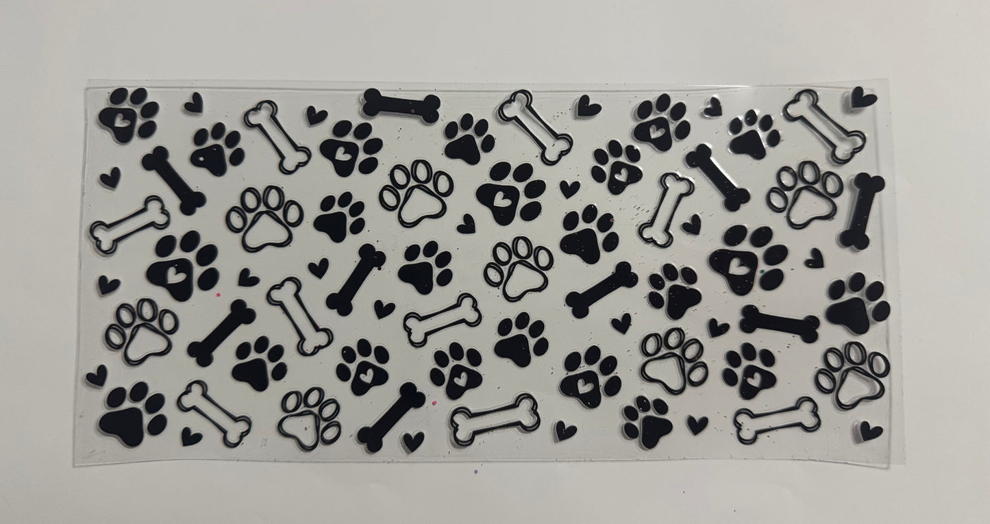 Black Paw Prints