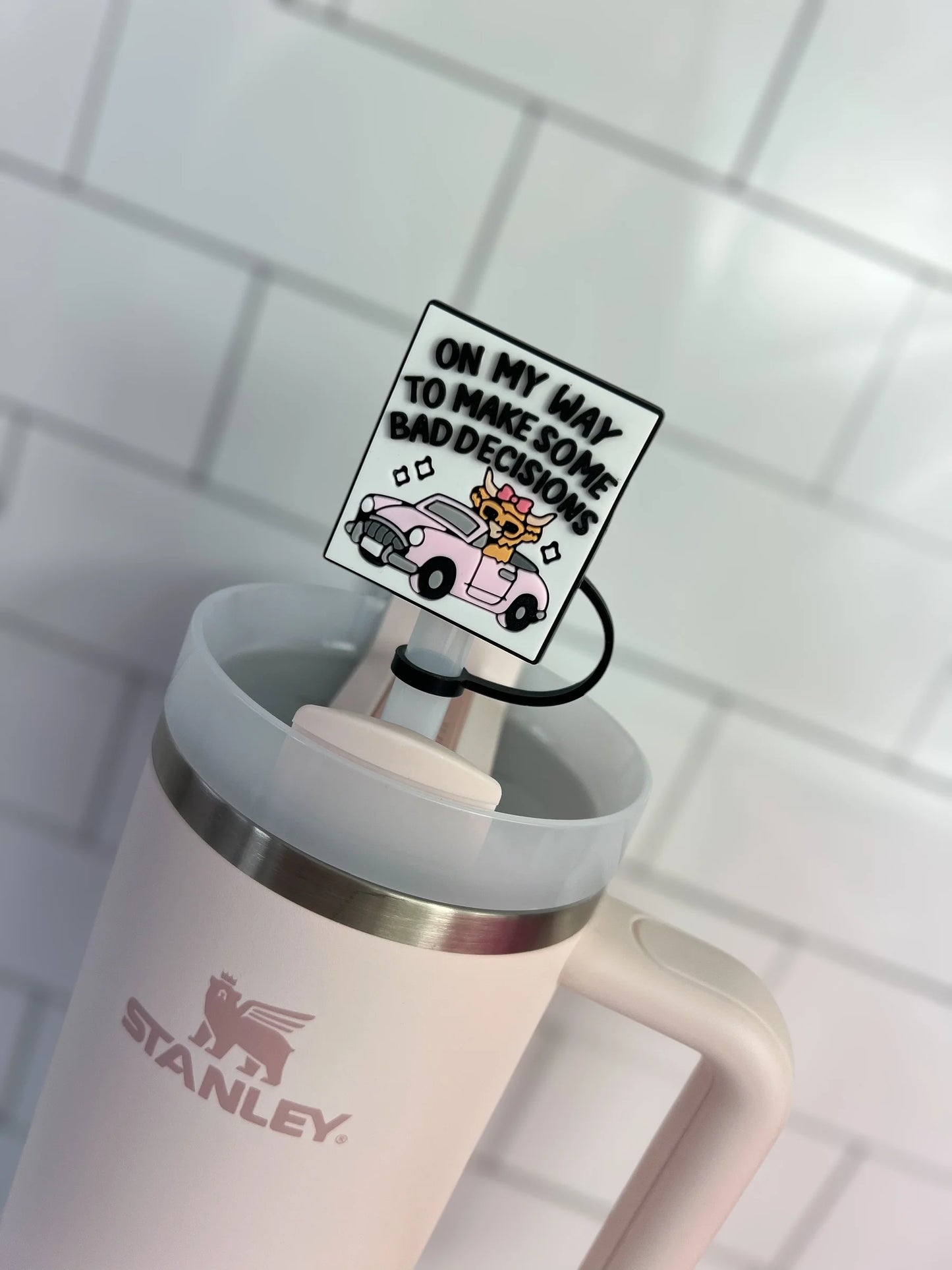 Printed Straw Toppers