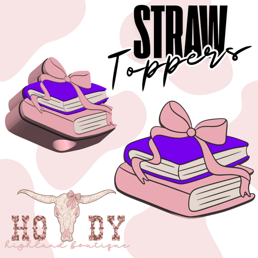 Book Straw Topper