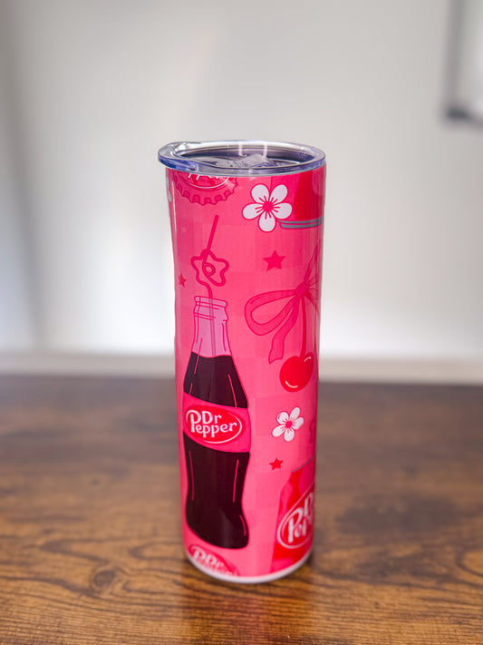 Girly Dr.Pepper 20oz Tumbler