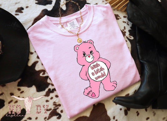 Wish a B Would Swear Bear