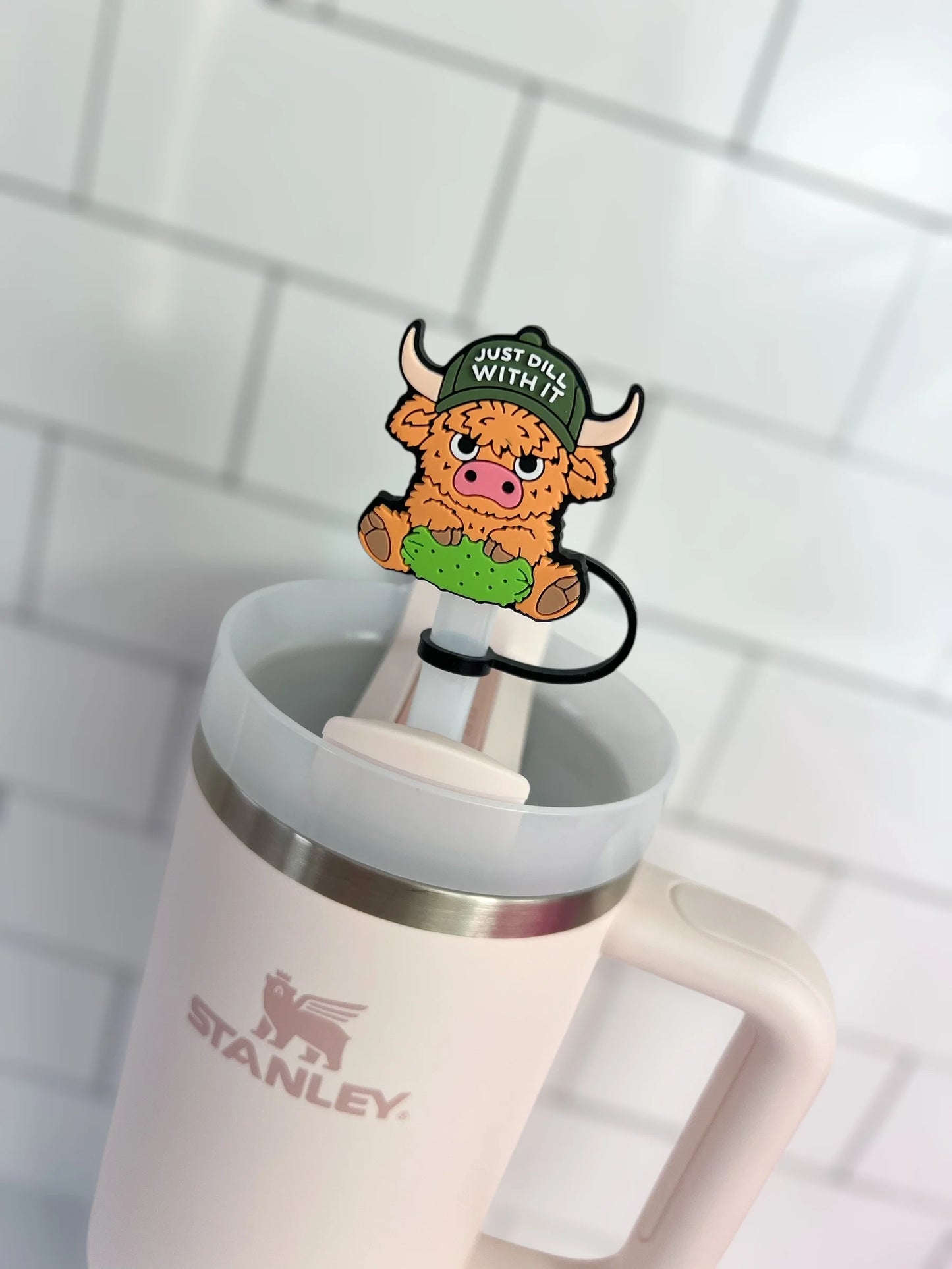 Printed Straw Toppers