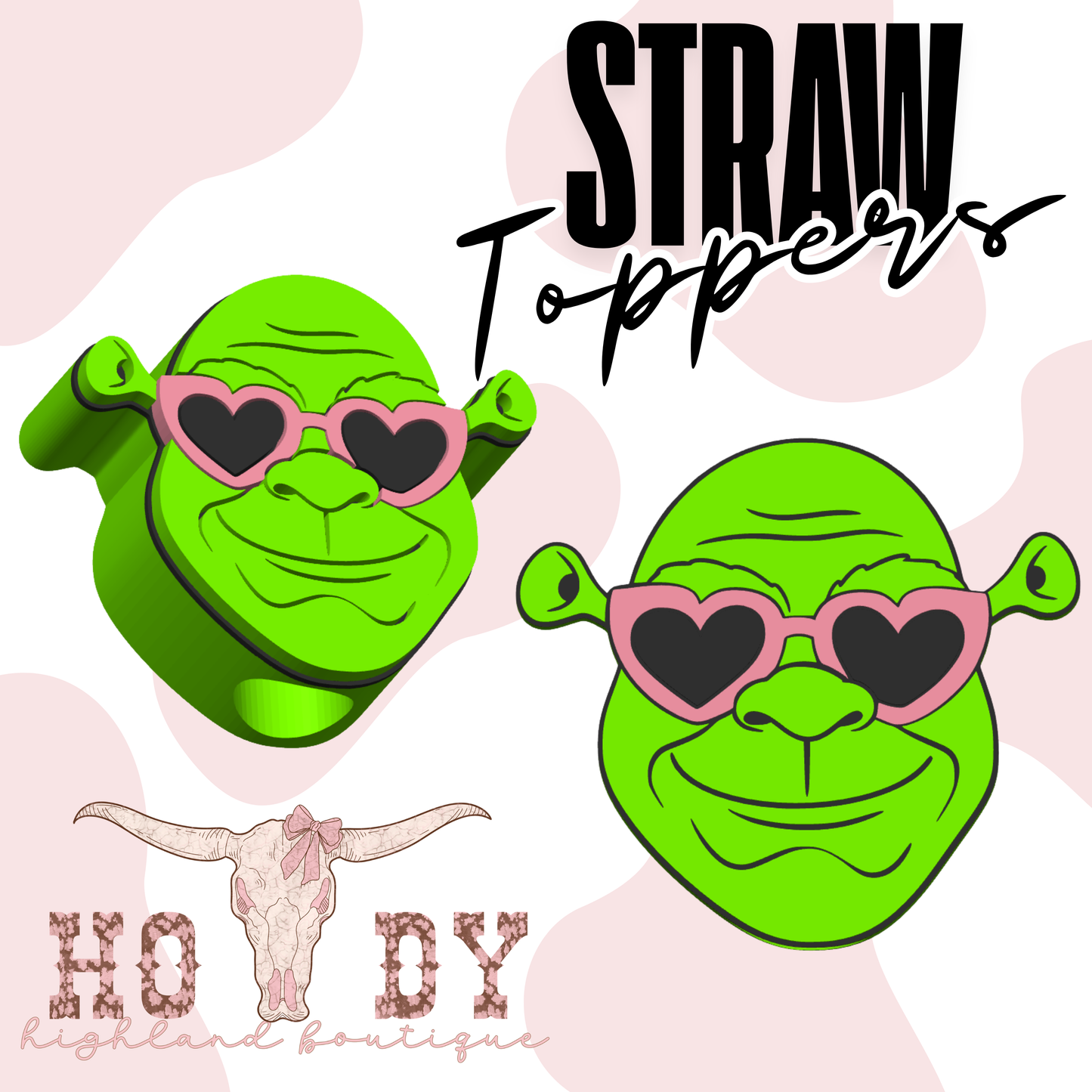 Valentine Ogre Straw Topper