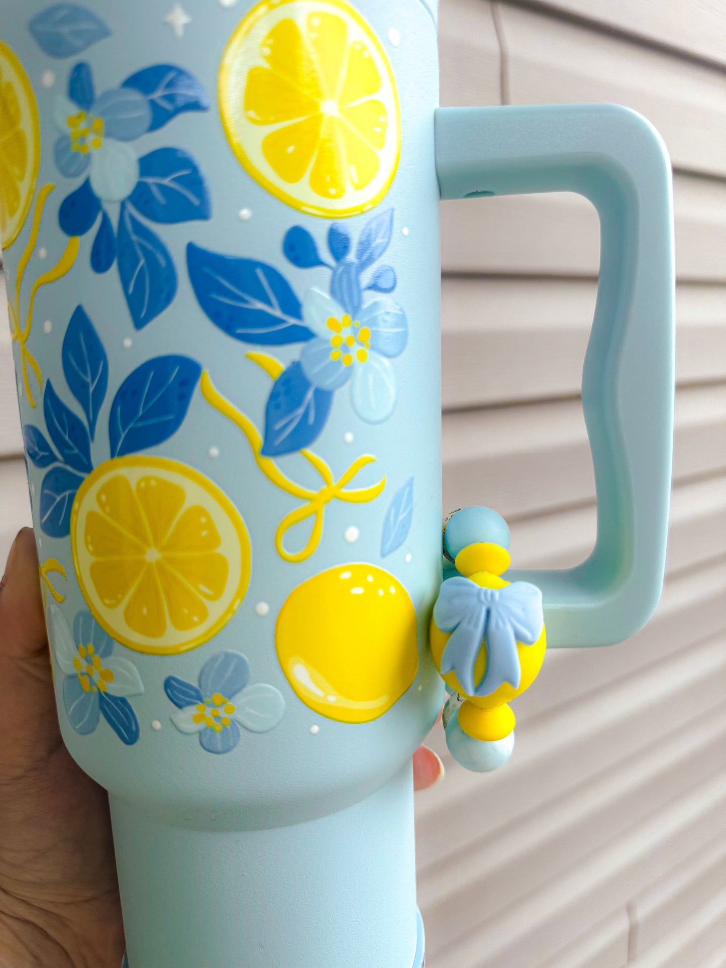 Custom Beaded Cup Charm