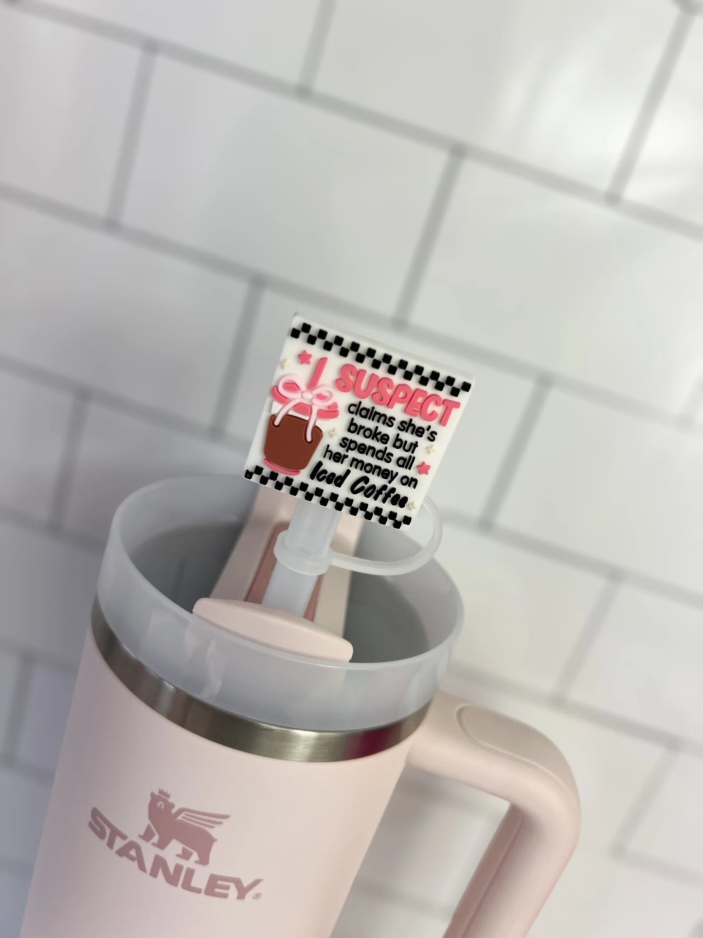 Printed Straw Toppers