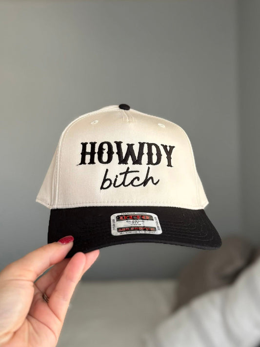 EXCLUSIVE Howdy Bitch Embroidered Hat