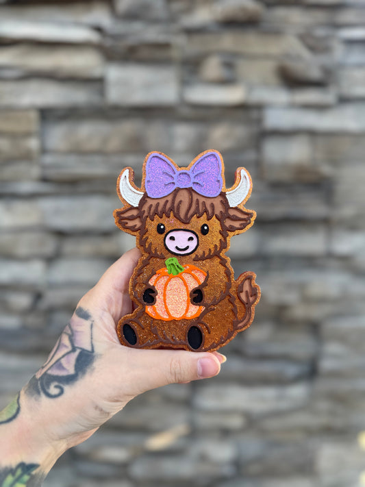 Fall Highland Cow Freshie