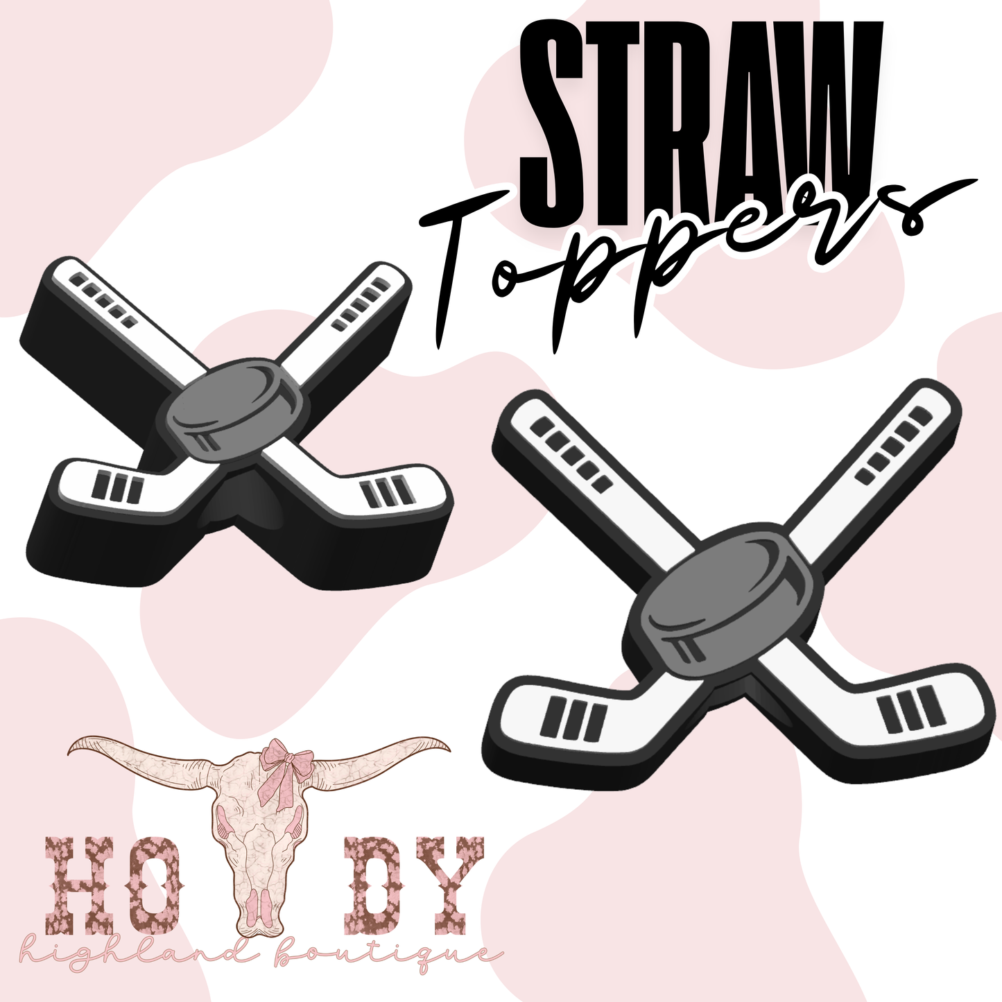 Hockey Straw Topper