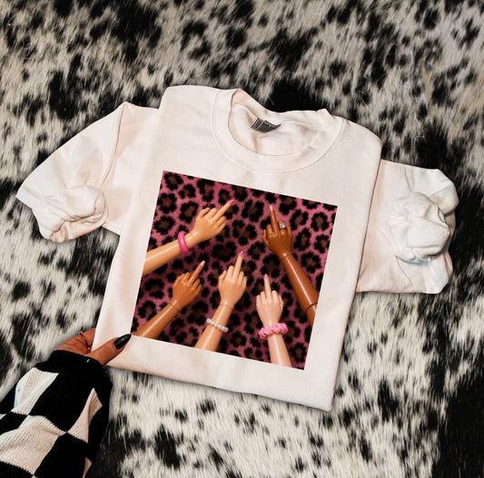 Barbie Middle Fingers