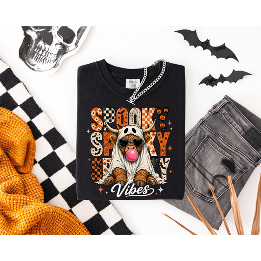 Spooky Vibes Cow