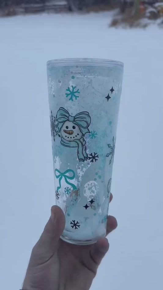 LIVE 24oz ACRYLIC SNOWGLOBE